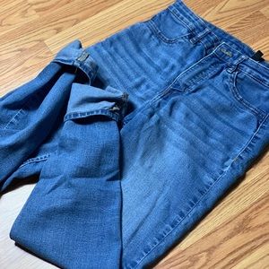 High Rise Waist Jeans Female